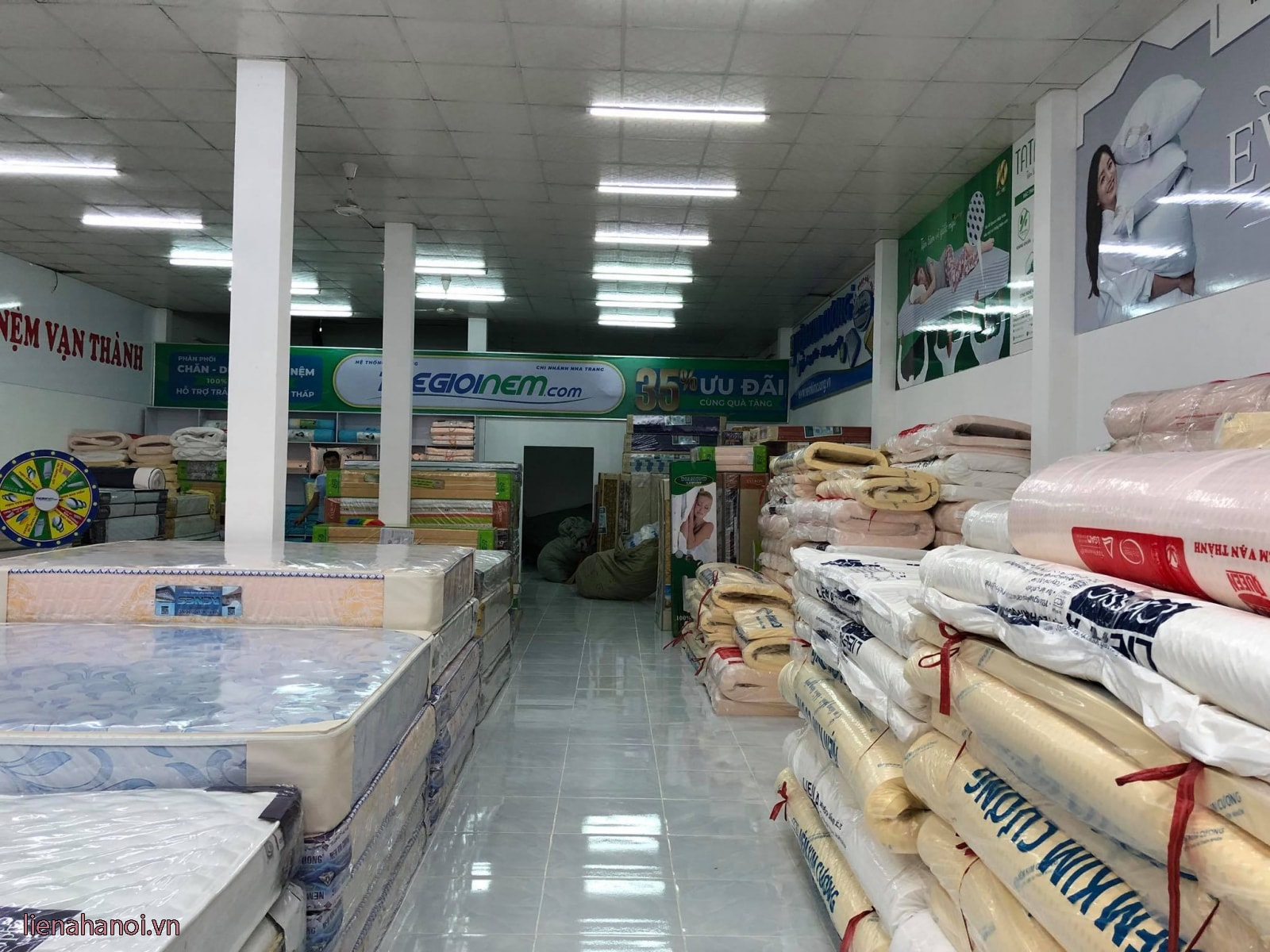 Địa chỉ mua đệm bông ép Liên Á chính hãng